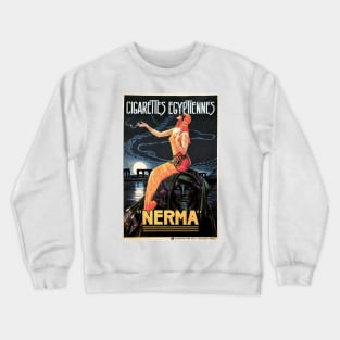 NERMA EYGPTIAN CIGARETTES Vintage Cigar Advertisement Crewneck Sweatshirt